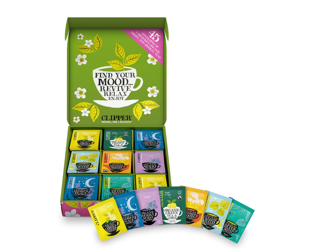 clipper organic gift box selection | Clipper Teas